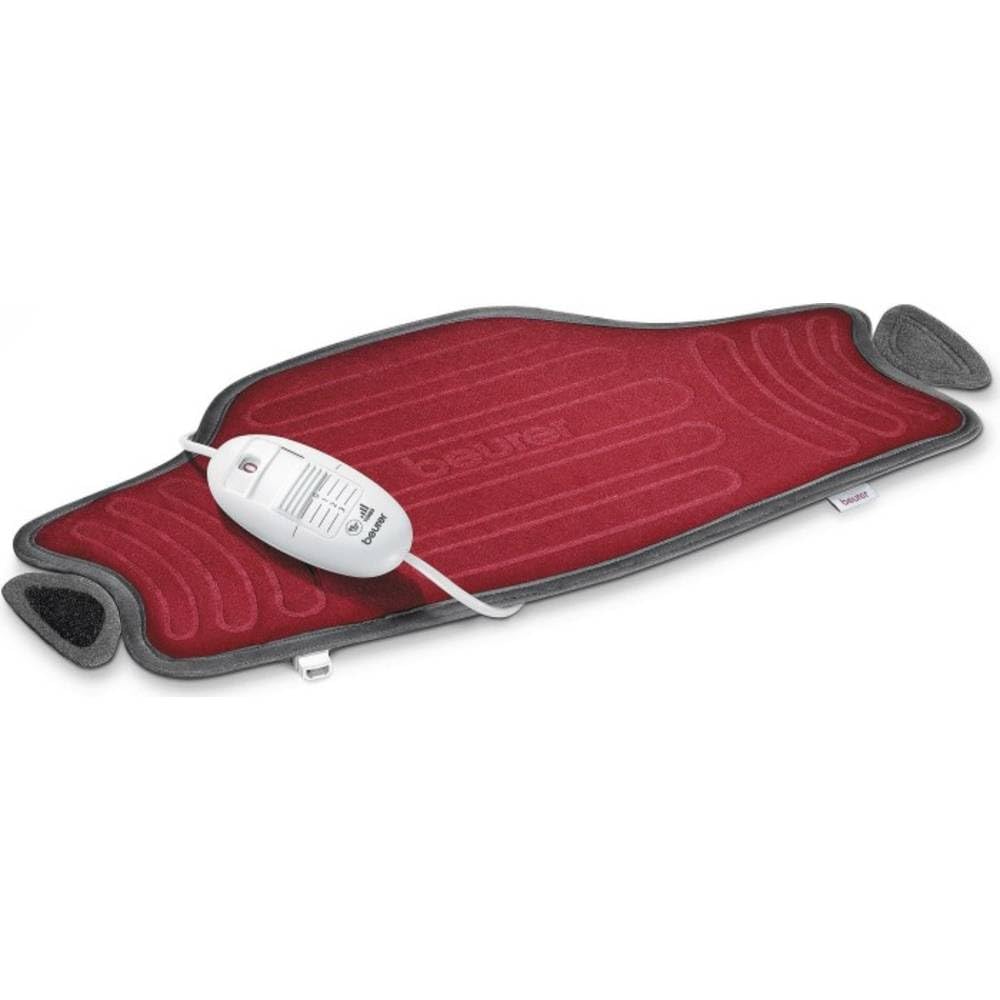 Therapeutic heating pad with adjustable settings for optimal heat relief and comfort.